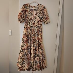 Christy Dawn Marie Dress in Autumn Garden Bisque